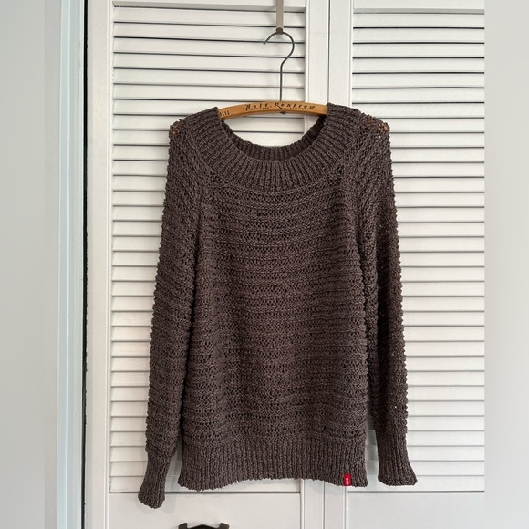 Ribbon Knit Esprit Slouchy Sweater - Picture 7 of 13